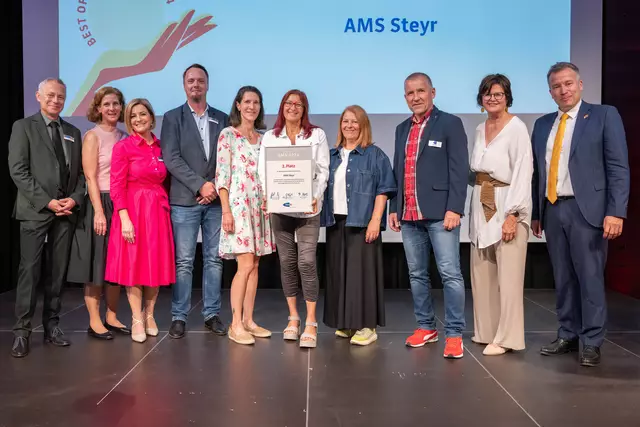 Mit Platz zwei beweist das BIZ Steyr, dass Qualität, Engagement und Kundennähe auch im digitalen Zeitalter den Unterschied machen. | Foto: AMS Steyr