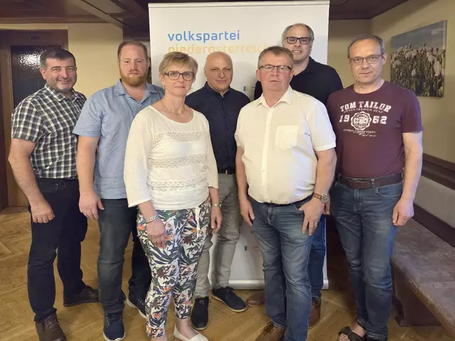 Josef Edinger, Thomas Wimmer, Maria Klaffl, Leopold Zuntermann, Andreas Mistelbauer, Franz Zeller, Herbert Schwarz | Foto: VP NÖ