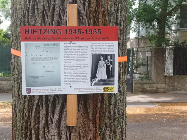 Wer ab Anfang Juli einen Spaziergang durch den Bezirk macht, könnte auf Tafeln wie diese treffen.  | Foto: z.V.g.