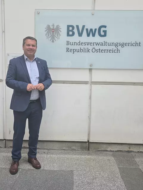 Nach der Verhandlung am Bundesverwaltungsgericht in Wien ist Ansfeldens Stadtchef Christian Partoll optimistisch. | Foto: Stadtgemeinde Ansfelden