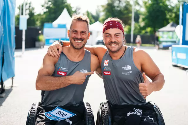 In der Kategorie AL1 führte der dreifache Weltmeister Angelino Zeller (rechts) souverän die Qualifikationsrangliste an. Ebenfalls in der Kategorie AL1 qualifizierte sich der Markus Pösendorfer (links) als Zweiter fürs Finale. | Foto: (c)_KVÖ_Tobias-Haller