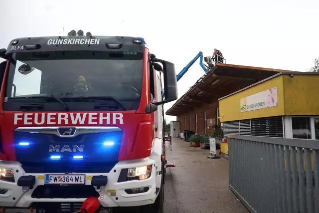 In Gunskirchen wurde das Altstoffsammelzentrum abgedeckt. | Foto: laumat.at