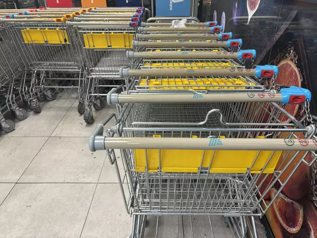 Immer wieder werden in Wien Einkaufswagen entwendet. Seit Kurzem kommt hier ein weiteres Phänomen dazu: Leute schneiden das Gitter raus. (Symbolfoto) | Foto: Fabian Franz/MeinBezirk
