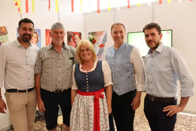 V.l.: Oliver Plieschnig, Egon Gruber, Gerda Sandriesser, Christian Kohlmayer und Lukas Scharf | Foto: MeinBezirk.at