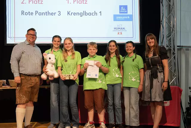 Im Zentrum des diesjährigen Jugendrotkreuz-Camps stand wieder der Landesbewerb, welchen die Gruppe Krenglbach 1 in der Altersklasse der zehn bis 13-Jährigen für sich entscheiden konnte. | Foto: OÖJRK/Asanger