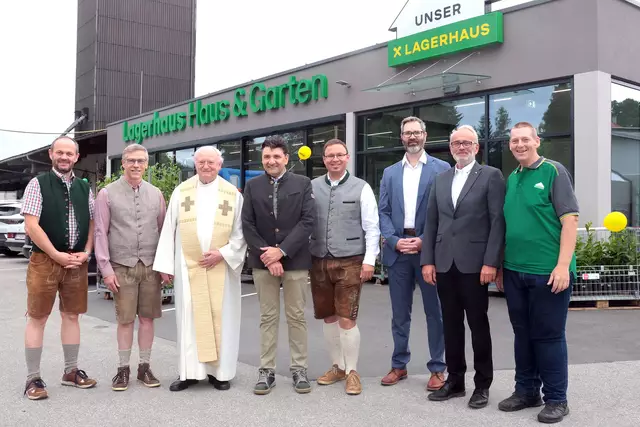 Die neu umgebaute und modernisierte Lagerhaus-Filiale in Sipbachzell wurde nun feierlich eröffnet und soll die Rolle eines Nahversorgers in der Gemeinde erfüllen. | Foto: Lagerhaus OÖ Mitte