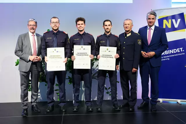 Besondere Erwähnung verdienen die engagierten Beamtinnen und Beamten aus dem Bezirk Korneuburg, die durch ihren Einsatz herausragende Erfolge erzielen konnten. | Foto: Andreas Scheiblecker