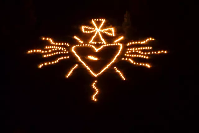 Herz Jesu Feuer in Schwendt im Kaiserwinkl | Foto: David Green