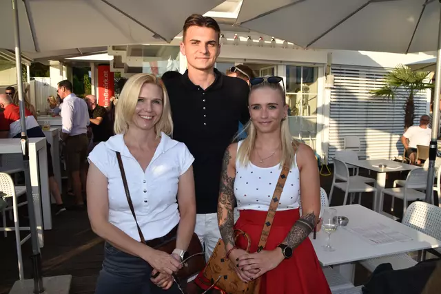 Auch das Villacher Team von Magenta mischte sich unter die Partygäste. | Foto: MeinBezirk.at