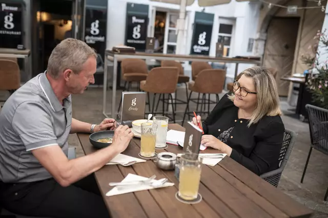 Interessante Fragen, spannende Antworten: Dieter Hardt-Stremayr und Martina Maros-Goller im Gespräch | Foto: Zemasch