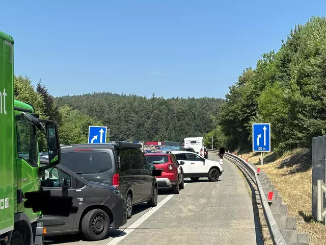 Dieses Foto erreichte MeinBezirk.at heute. Es staute sich. | Foto: MeinBezirk.at