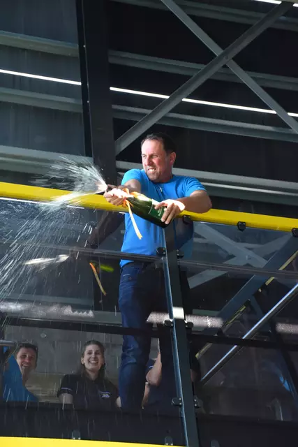 Die Einweihung des "Skyride" am Ahorn erfolgte auf traditionelle Weise.  | Foto: Haun