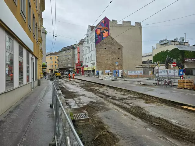 Baustelle in der Jörgerstraße. | Foto: zVg