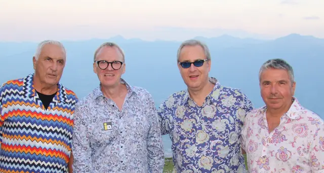 Hans Krankl, Ralph Schader, Thomas Schreiber und Toni Matosic (v.l.) freuen sich auf die legendäre Jubiläumstournee. | Foto: Monti Beton