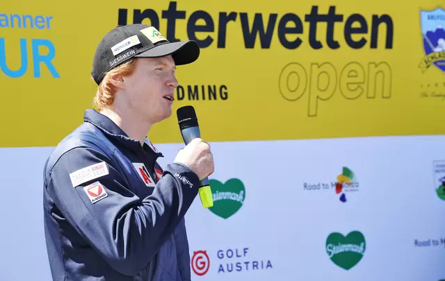 Speed-Ass Vincent Wieser, der sich im Europacup einen Fixplatz für die kommende Weltcup-Saison im Super-G gesichert hat, ist passionierter Golfer und Mitglied im GC Schladming-Dachstein. | Foto: GEPA