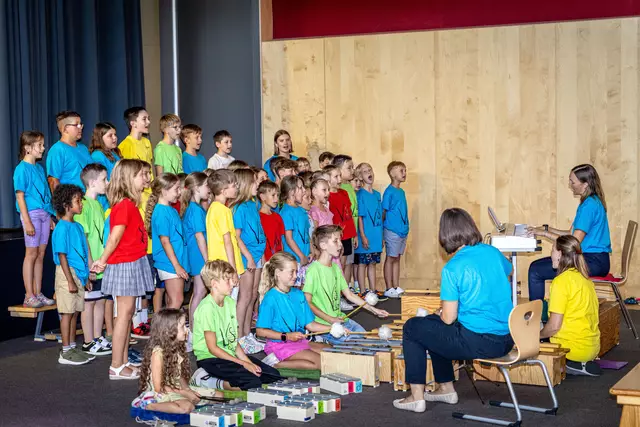 Die Kinder der VS Selzthal waren voller Engagement dabei. | Foto: Walch