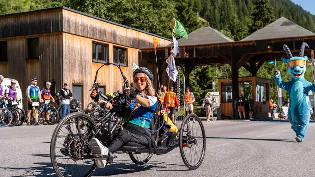 Bei der Mautstation der Gletscherstraße wurde das Rennen gestartet. | Foto: TVB Tiroler Oberland-Kaunertal/Annalena Walch