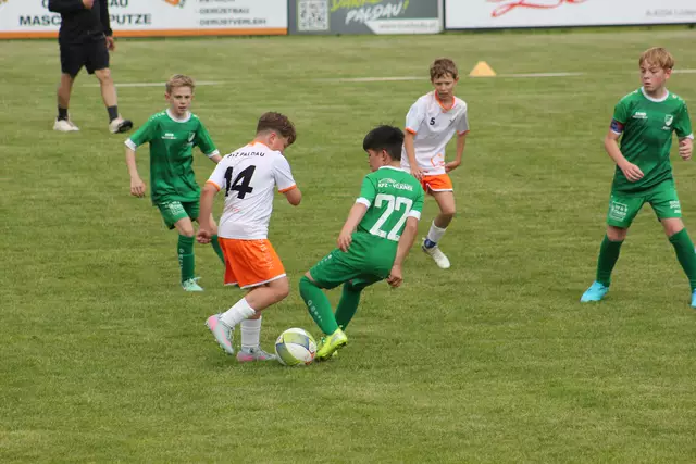 Die Jungkicker freuen sich schon auf das Fußballcamp mit den Profis. | Foto: Marktgemeinde Paldau