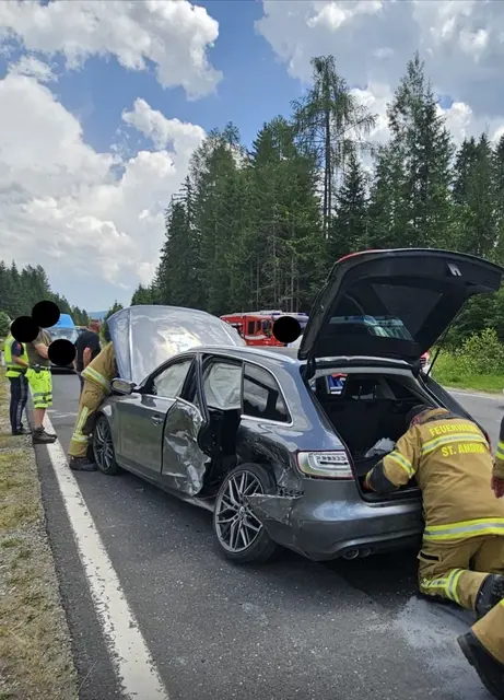 Zu einem schweren Verkehrsunfall kam es auf der B95 im Ortsteil St. Andrä im Lungau am 26. Juni 2025. | Foto: FF-St. Andrä im Lungau