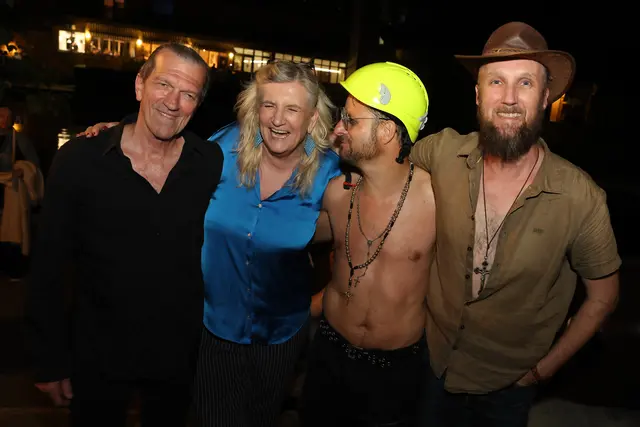 Hanns Clasen, Angelika Hager, Philipp Hochmair und Fritz Rainer. | Foto: Katharina Schiffl