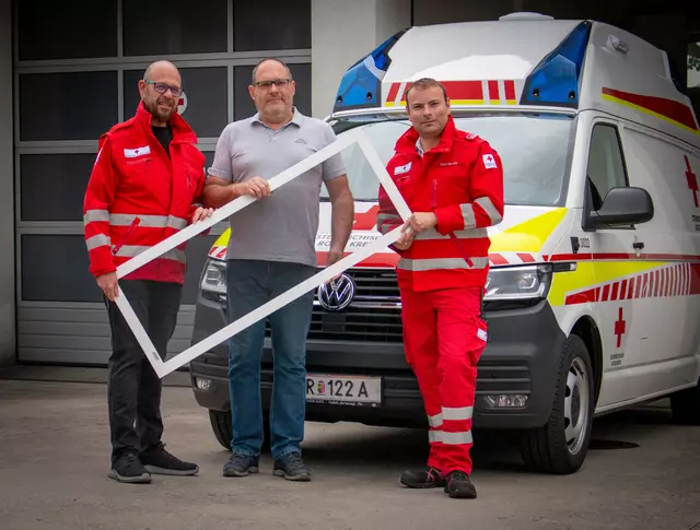 Martin Steinerberger, Franz Hamminger und Martin Rachbauer (v. l.). | Foto: RK/LV OÖ/OS Altheim/Reichinger
