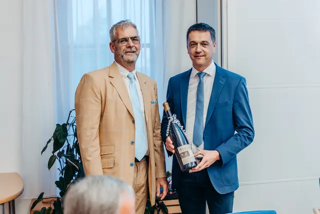 Bürgermeister Martin Tanzer (l.) und Vizebürgermeister Erwin Reichetseder (r.).  | Foto: karinmayr_photography