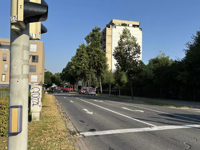 In der Pestalozzistraße brannte es im oberen Stockwerk.