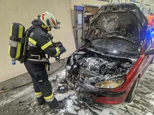 Im Gleinalmtunnel kam es zu einem Fahrzeugbrand. | Foto: FF Übelbach-Markt