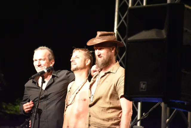 Hanns Clasen, Philipp Hochmair und Fritz Rainer. | Foto: Preineder