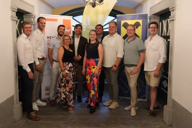 Robert Krennmair, Thomas Burner, Manuel Mayr -Riedler, Manuela Traussner, Christof Bauer, Vanessa Ehrengruber, Gerald Schöffmann, Martin Burner, Tobias Luger und Michel Kirchberger. | Foto: MeinBezirk