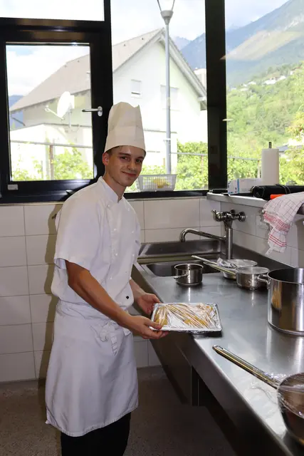 Absolvierte den Junior Master Chef: Robert Matt, Lehrling im Hotel Weisses Lamm in See.  | Foto: Elisabeth Zangerl