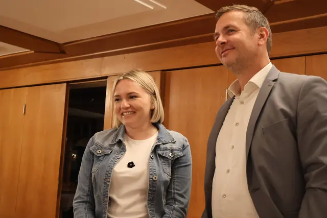 Astrid Zehetmair und Mario Hermüller besuchten auch die Veranstaltung der Jungen Wirtschaft. | Foto: MeinBezirk