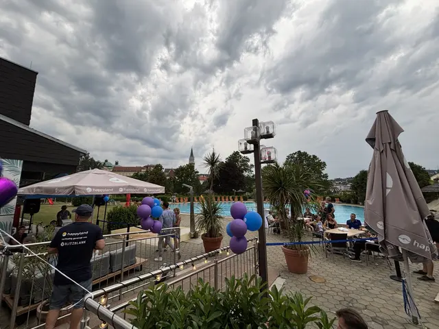Dunkle Wolken beim Sommerfest im Happyland. | Foto: MeinBezirk/Seebacher