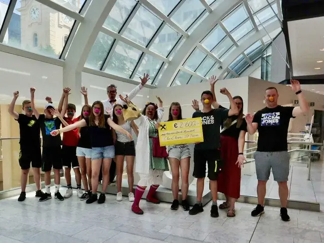 Die Schülerinnen und Schüler erreichten eine Spendensumme von 2600 Euro. | Foto: MS Grünau-Rabenstein