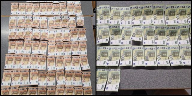 In einem Auto sowie einer Wohnung konnte die Polizei bei drei Männern insgesamt 10.000 Euro an Falschgeld finden. | Foto: LPD Wien