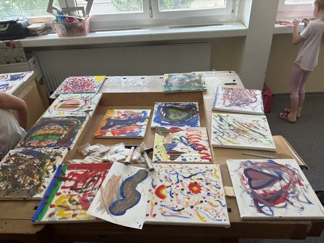 Gemalt wurde ebenso.