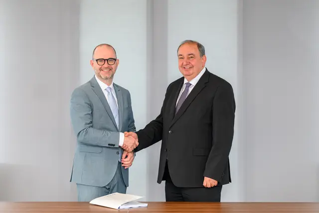 Bürgermeister Dietmar Prammer (SPÖ) und Generaldirektor Erich Haider. | Foto: Linz AG/fotokerschi