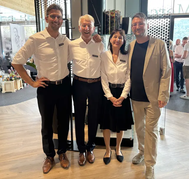 Ein starkes Gespann: Andreas, Walter, Renate und Walter Temmer. | Foto: Brigitte Gady