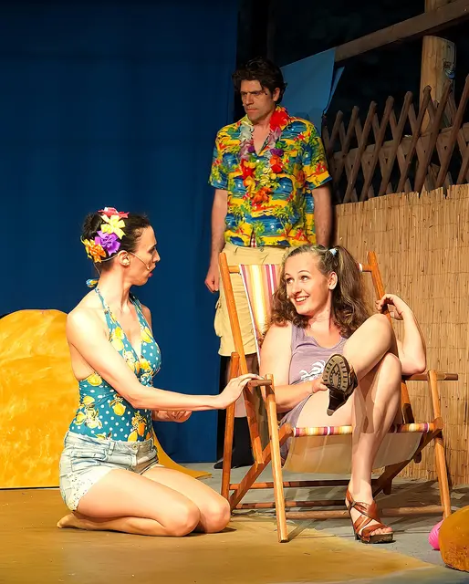 Die schwungvolle Musikkomödie Dolce Vita &amp; Scandale Teil 2 mit und von den ARTworkers ist wieder ein Erolgsprogramm, das die Besucher schon in den ersten Minuten zum Lachen bringt. Die Premiere auf der Seebühne des Nepomuk-Teichs in Waldhausen wurde viel bejubelt. | Foto: ARTworkers