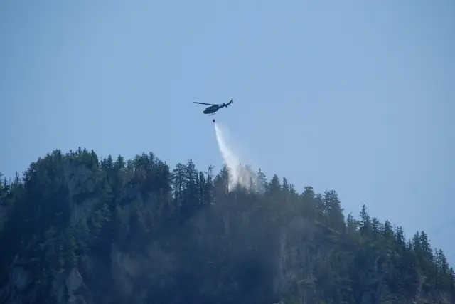 Nach tagelangem Einsatz konnte in Eisenerz und auch in der Radmer Samstagnachmittag endlich "Brand aus" gegeben werden.  | Foto: BFV Leoben/Tomsits