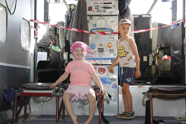 Das Cockpit der Maschine ist ein Erlebnis für die Kids. | Foto: Walter Kellner