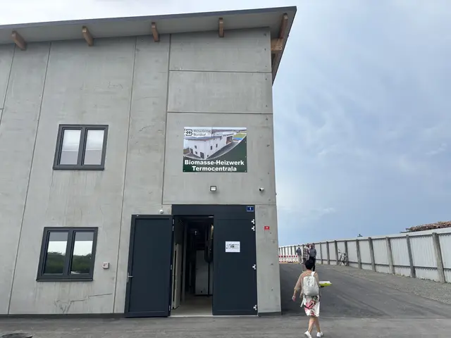 Das neue Biomasse- Heizwerk in Großwarasdorf.
