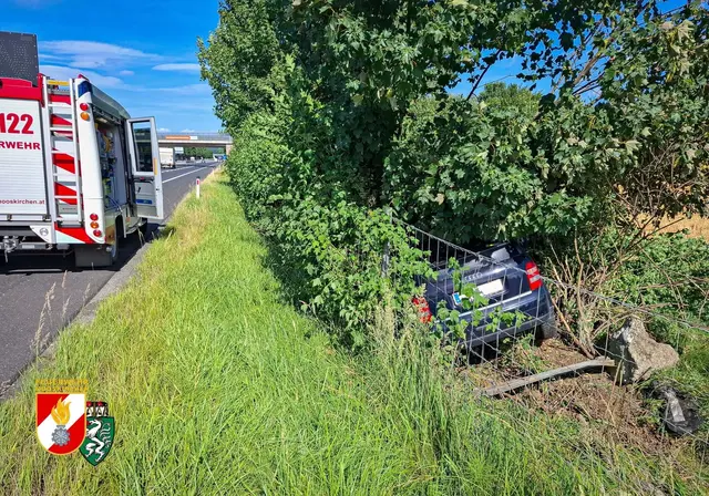 Den Einsatzfahrzeugen bot sich ein ungewöhnliches Bild. | Foto: FF Mooskirchen