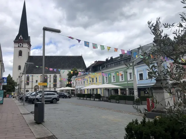 Der Ottensheimer Marktplatz ist teils sehr verwaist. | Foto: Herbert Schöttl