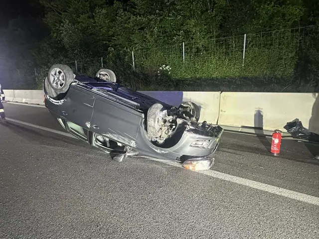In der Nacht auf Samstag kam es zu einem Verkehrsunfall auf der A9. | Foto: FF Übelbach-Markt