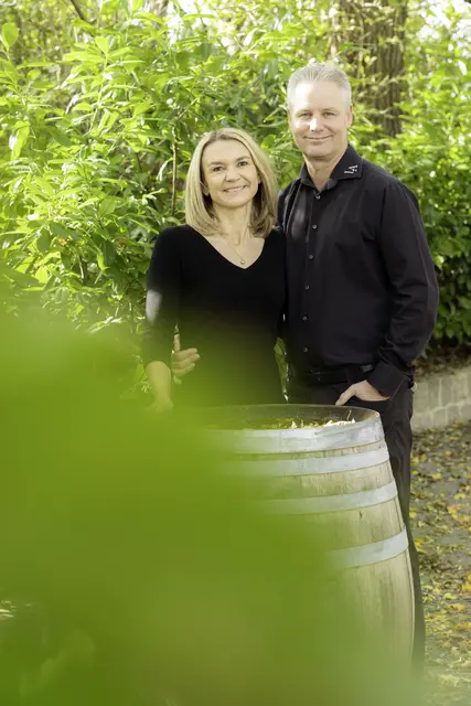 Claudia und Leo Aumann sind beim Weinfest Traiskirchen dabei. | Foto: zVg