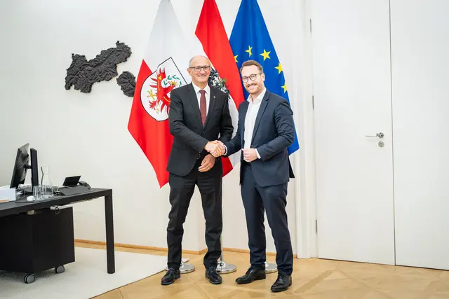 LH Anton Mattle und LHStv. Philip Wohlgemuth | Foto: Land Tirol
