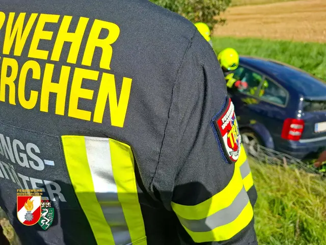Die Feuerwehren Mooskirchen und Lieboch arbeiteten rund eine Stunde an der Bergung. | Foto: FF Mooskirchen
