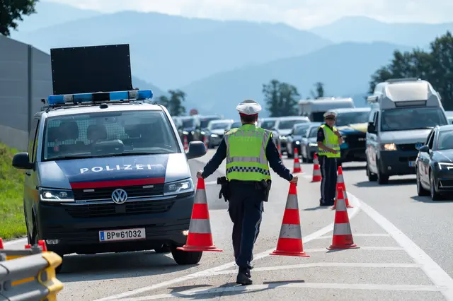 Die Polizei war vor Ort. | Foto: Symbolbild LPD Stmk