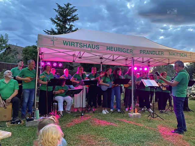 Die Zelenjaki aus Kr. Geresdorf sorgten für gute musikalische Unterhaltung | Foto: Gesa Buzanich